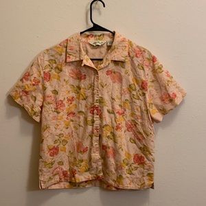 Eddie Bauer size M floral shirt